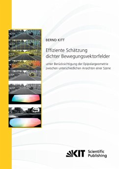 Effiziente Schätzung dichter Bewegungsvektorfelder unter Berücksichtigung der Epipolargeometrie zwischen unterschiedlichen Ansichten einer Szene