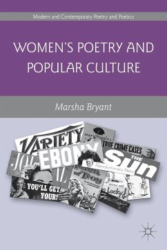 Women's Poetry and Popular Culture - Bryant, Marsha