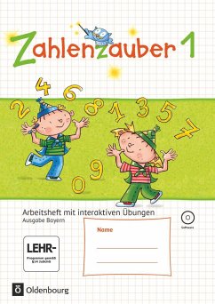 Zahlenzauber 1 Ausgabe S Bayern Arbeitsheft mit interaktiven Übungen - Bezold, Angela;Ihn-Huber, Petra;Gasteiger, Hedwig