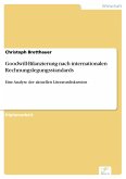 Goodwill-Bilanzierung nach internationalen Rechnungslegungsstandards (eBook, PDF)