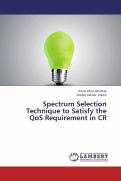 Spectrum Selection Technique to Satisfy the QoS Requirement in CR - Khattak, Ismail Khan;Uddin, Sheikh Fakhar