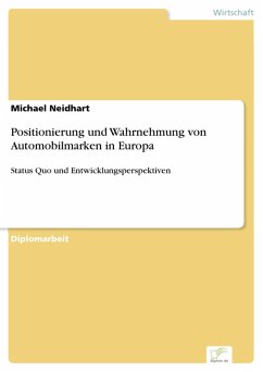 Positionierung und Wahrnehmung von Automobilmarken in Europa (eBook, PDF) - Neidhart, Michael