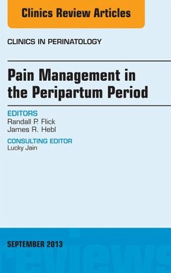 Pain Management in the Postpartum Period, An Issue of Clinics in Perinatology (eBook, ePUB) - Flick, Randall P.; Hebl, James R.