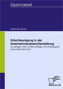 Entschleunigung in der Unternehmensberichterstattung (eBook, PDF) - Kunze, Alexander