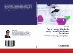 Extraction of Alkaloids using Liquid Membrane Technique