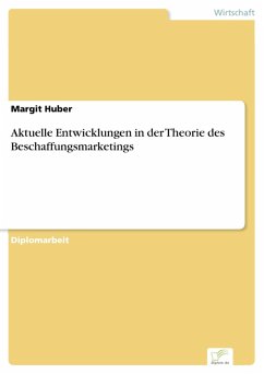 Aktuelle Entwicklungen in der Theorie des Beschaffungsmarketings (eBook, PDF) - Huber, Margit