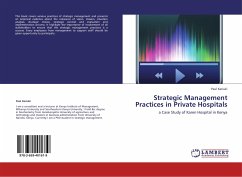 Strategic Management Practices in Private Hospitals - KARIUKI, PAUL