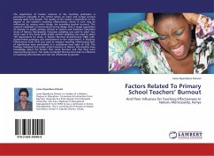 Factors Related To Primary School Teachers¿ Burnout - Nyambura Kimani, Loise