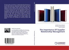 The Importance Of Supplier Relationship Management - Owusu-Bempah, Godfred;Attah Kumah, Emmanuel;Amoako, Dennis