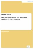 Benchmarking-Analyse und Bewertung möglicher Vorgehensweisen (eBook, PDF)