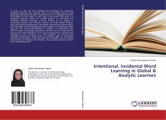 Intentional, Incidental Word Learning in Global & Analytic Learners - Ghamarpour Talemi, Asiyeh