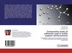 Comparative study of adhesives used in textile support reinforcements