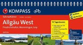 KOMPASS Fahrradführer Allgäu West, Friedrichshafen, Memmingen, Isny