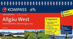 KOMPASS Fahrradführer Allgäu West, Friedrichshafen, Memmingen, Isny - Enke, Ralf