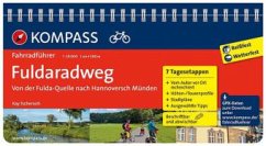 Kompas Fahrradführer Fuldaradweg - Tschersich, Kay