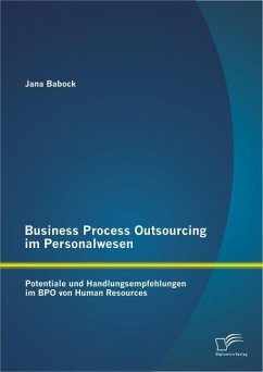 Business Process Outsourcing im Personalwesen: Potentiale und Handlungsempfehlungen im BPO von Human Resources - Babock, Jana
