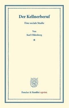 Der Kellnerberuf - Oldenberg, Karl