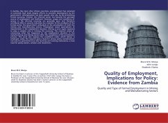 Quality of Employment, Implications for Policy: Evidence from Zambia