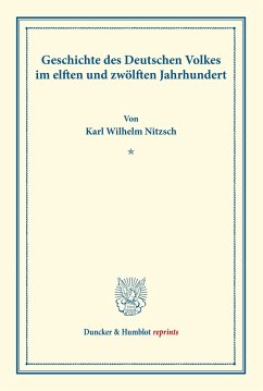 Geschichte des Deutschen Volkes bis zum Augsburger Religionsfrieden. - Nitzsch, Karl Wilhelm