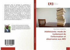 Adolescents: mode de traitement de l'information et observance aux ARV - Tchassep Nono, Marius Romaric