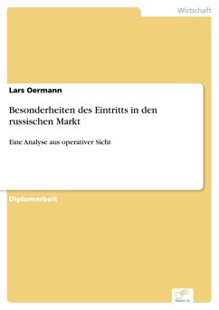 Besonderheiten des Eintritts in den russischen Markt (eBook, PDF) - Oermann, Lars
