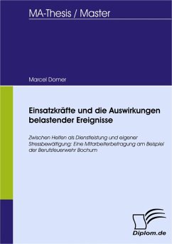 Einsatzkräfte und die Auswirkungen belastender Ereignisse (eBook, PDF) - Domer, Marcel