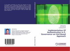 Implementation Of Authentication In E-Governance¿an Uml Based Approach