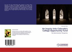 An Inquiry Into Colorado's College Opportunity Fund