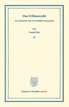 Das Erbbaurecht - Pesl, Daniel