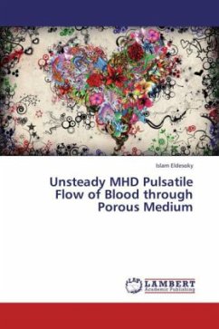 Unsteady MHD Pulsatile Flow of Blood through Porous Medium
