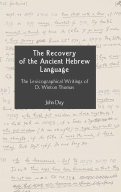 The Recovery of the Ancient Hebrew Language - Day, John