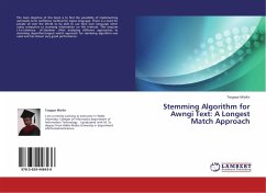 Stemming Algorithm for Awngi Text: A Longest Match Approach - Misikir, Tsegaye
