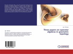 Three papers on operator algebras in geometric topology