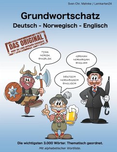 Grundwortschatz Deutsch - Norwegisch - Englisch - Müller, Sven Chr.