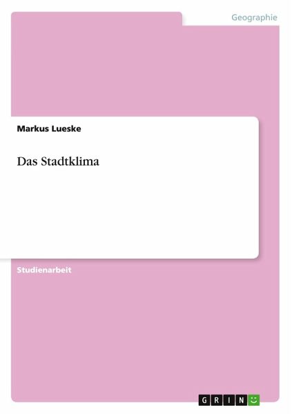 Das Stadtklima