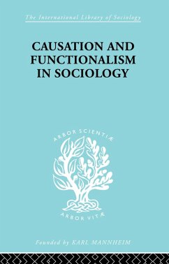 Causation and Functionalism in Sociology (eBook, PDF) - Isajiw, Wsevolod W.