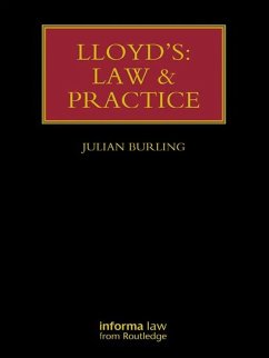 Lloyd's: Law and Practice (eBook, ePUB) Cover Lloyd's: Law and Practice (eBook, ePUB)
