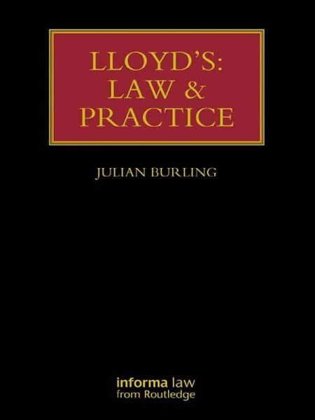 Lloyd's: Law and Practice (eBook, ePUB)