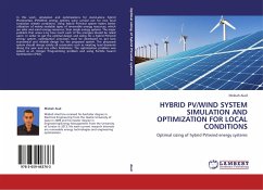 Hybrid PV/wind system simulation and optimization for local conditions