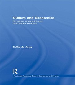 Culture and Economics (eBook, ePUB) - De Jong, Eelke
