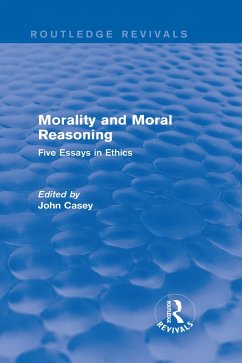 Cover Morality and Moral Reasoning (Routledge Revivals) (eBook, PDF)
