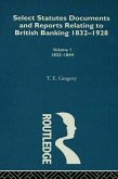 Select Statutes, Documents and Reports Relating to British Banking, 1832-1928 (eBook, PDF) Select Statutes, Documents and Reports Relating to British Banking, 1832-1928 (eBook, PDF)