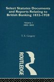 Select Statutes, Documents and Reports Relating to British Banking, 1832-1928 (eBook, PDF)