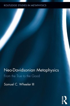 Neo-Davidsonian Metaphysics (eBook, ePUB) - Wheeler, Samuel C