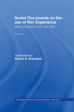 Soviet Documents on the Use of War Experience (eBook, PDF)