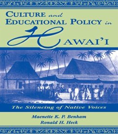 Cover Culture and Educational Policy in Hawai'i (eBook, PDF)