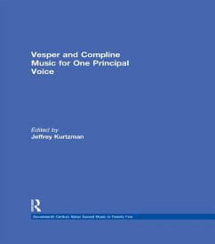 Vesper and Compline Music for One Principal Voice (eBook, ePUB)