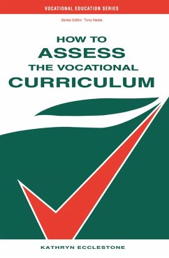 Cover How to Assess the Vocational Curriculum (eBook, ePUB)