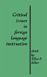 Critical Issues in Foreign Language... - Bild 1