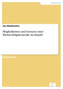 Möglichkeiten und Grenzen einer Werbeerfolgskontrolle im Handel (eBook, PDF) - Hiedemann, Jan